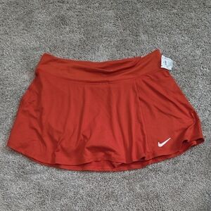 Nike Orange Red Skater Mini Skirt Athletic